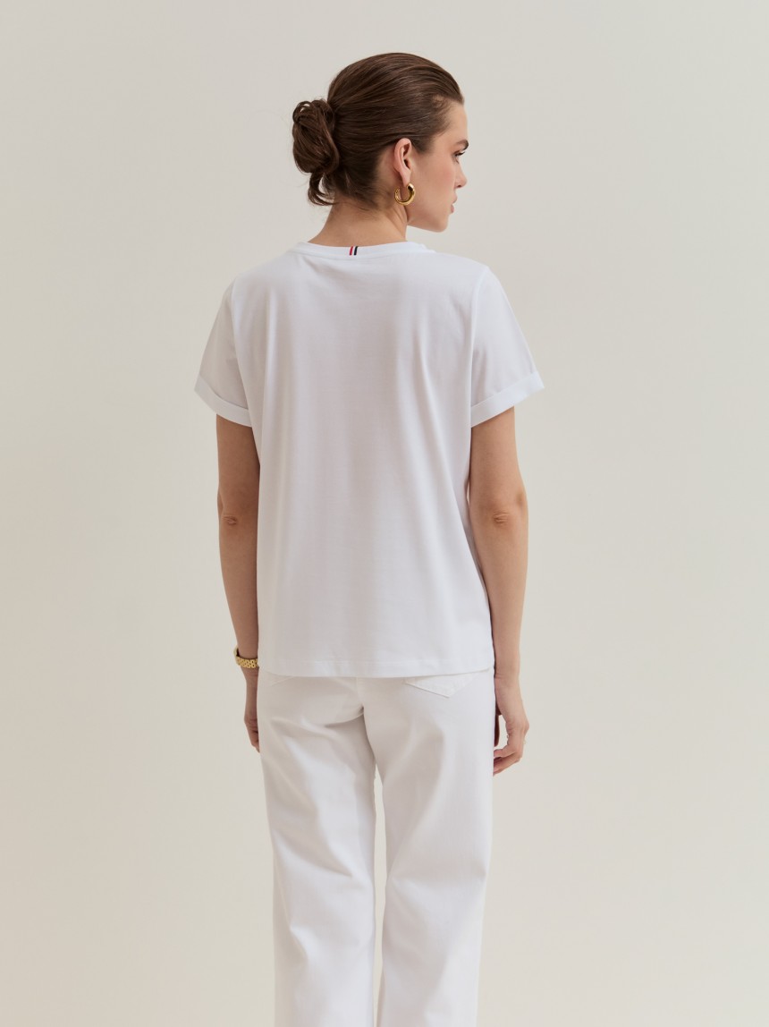 T-shirt em algod�o