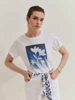 T-shirt em algod�o