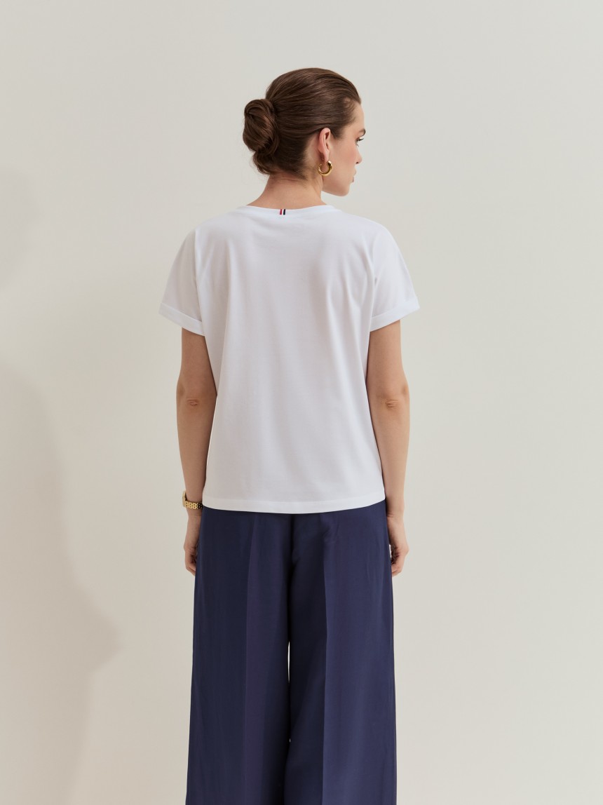 T-shirt em algod�o
