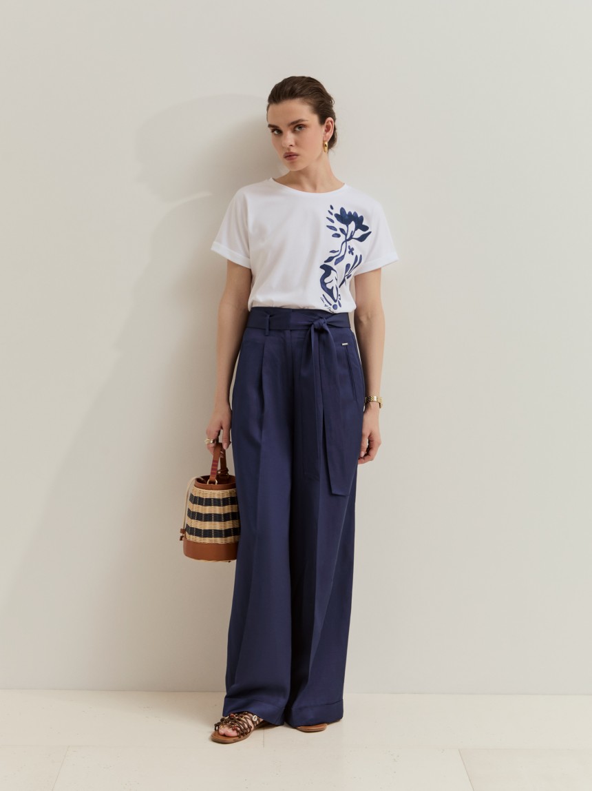 T-shirt em algod�o