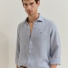 Camisa regular fit em linho