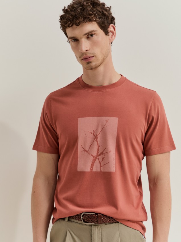 T-shirt em algod�o