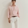 Camisa slim fit em linho
