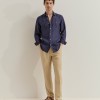 Camisa slim fit em linho