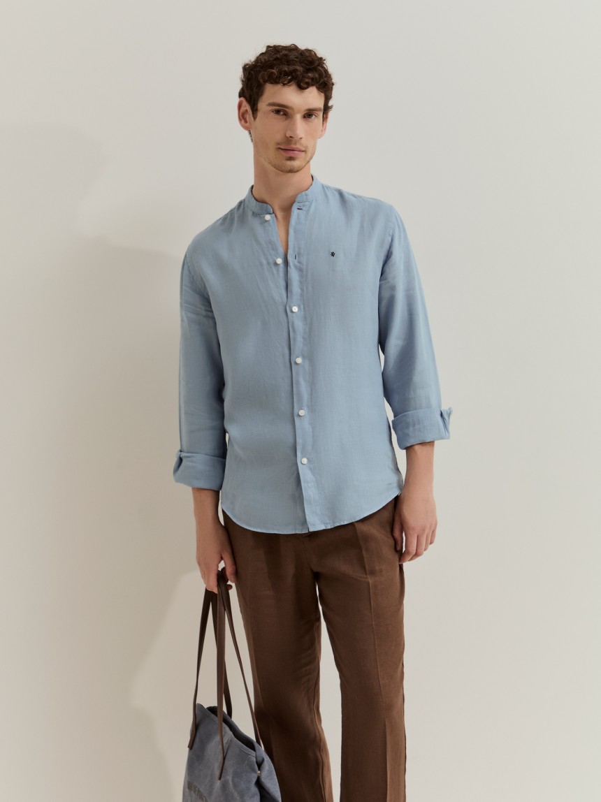 Camisa cl�ssica em linho