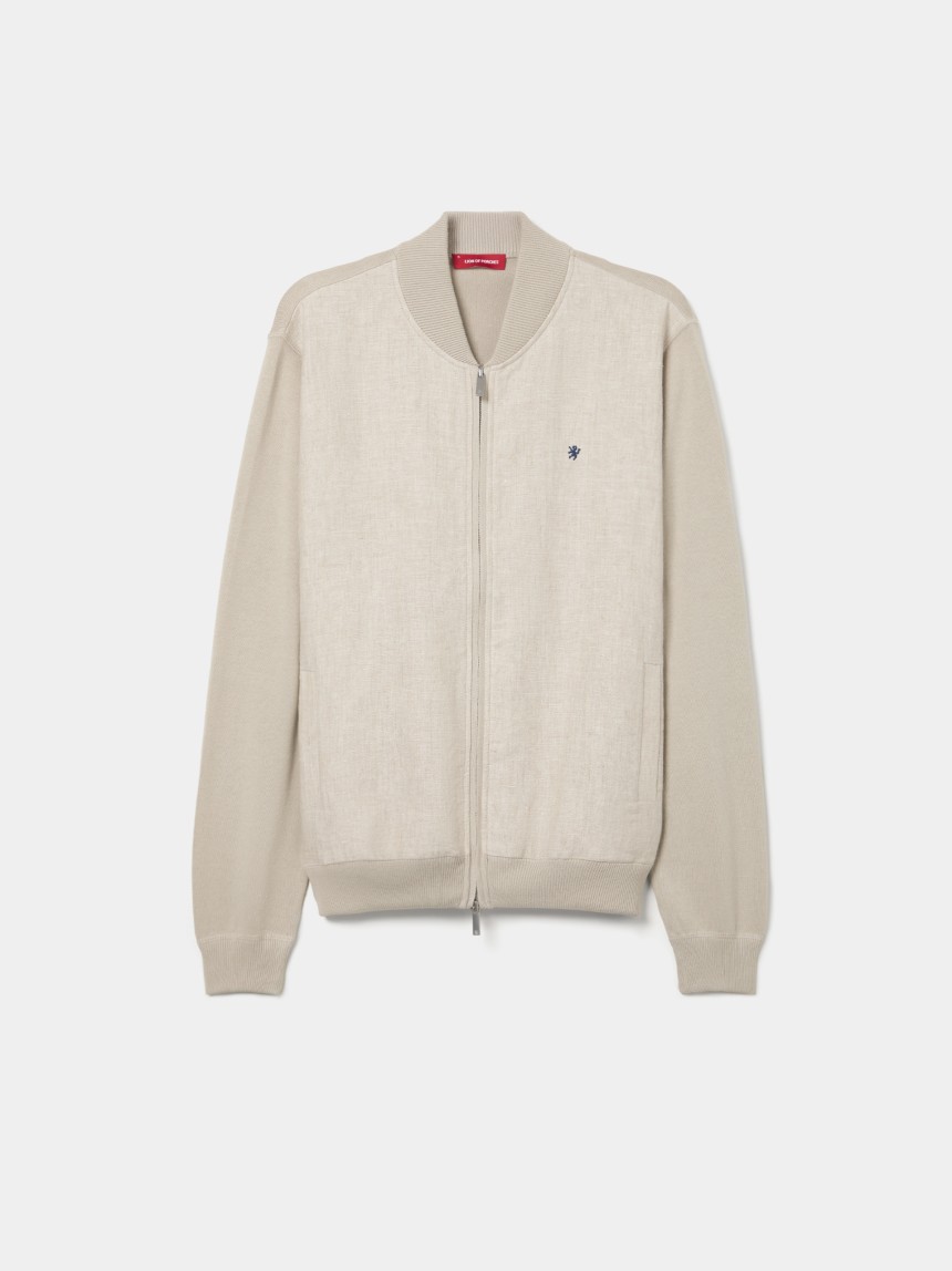 Matching knit jacket