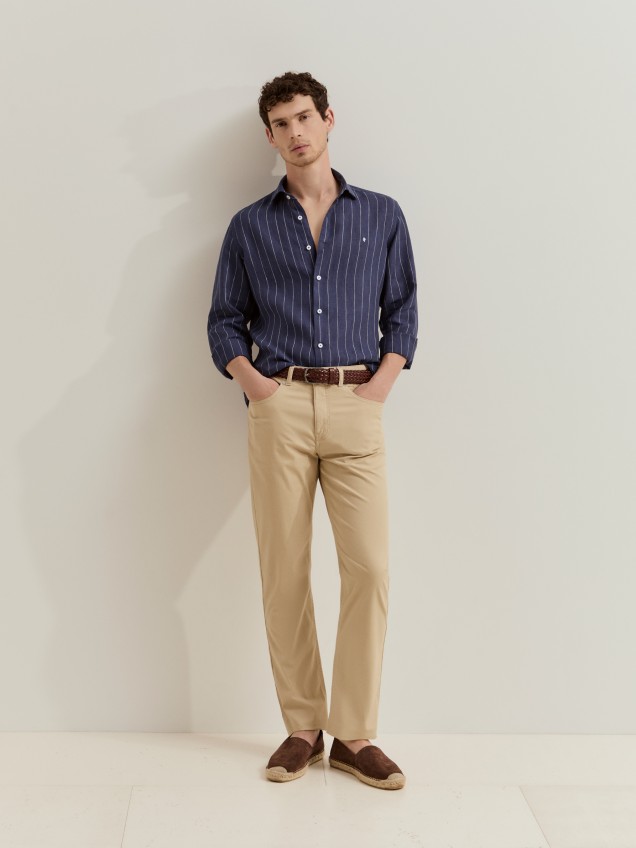 Calças regular fit
