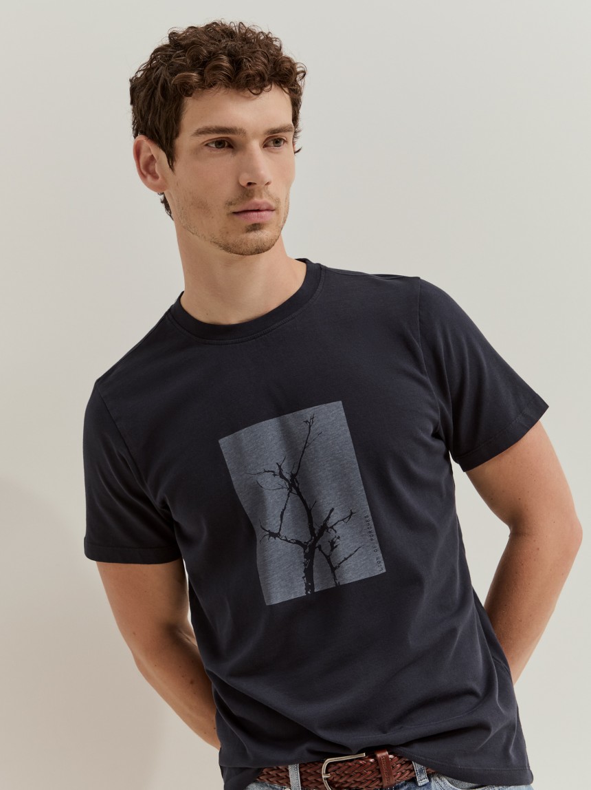 T-shirt em algod�o