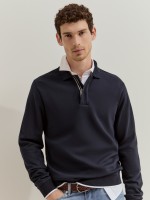Camisola de malha com carcela