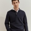 Camisola de malha com carcela