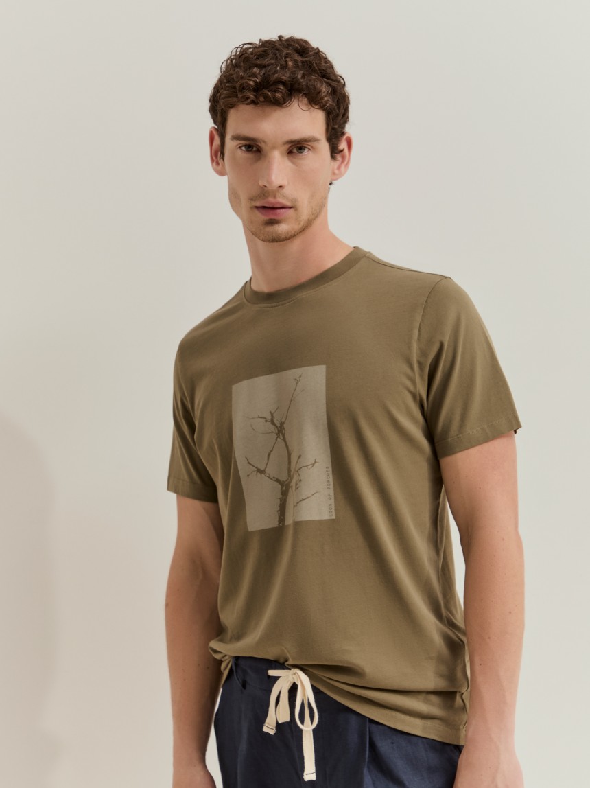T-shirt em algod�o