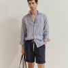Camisa slim fit em linho