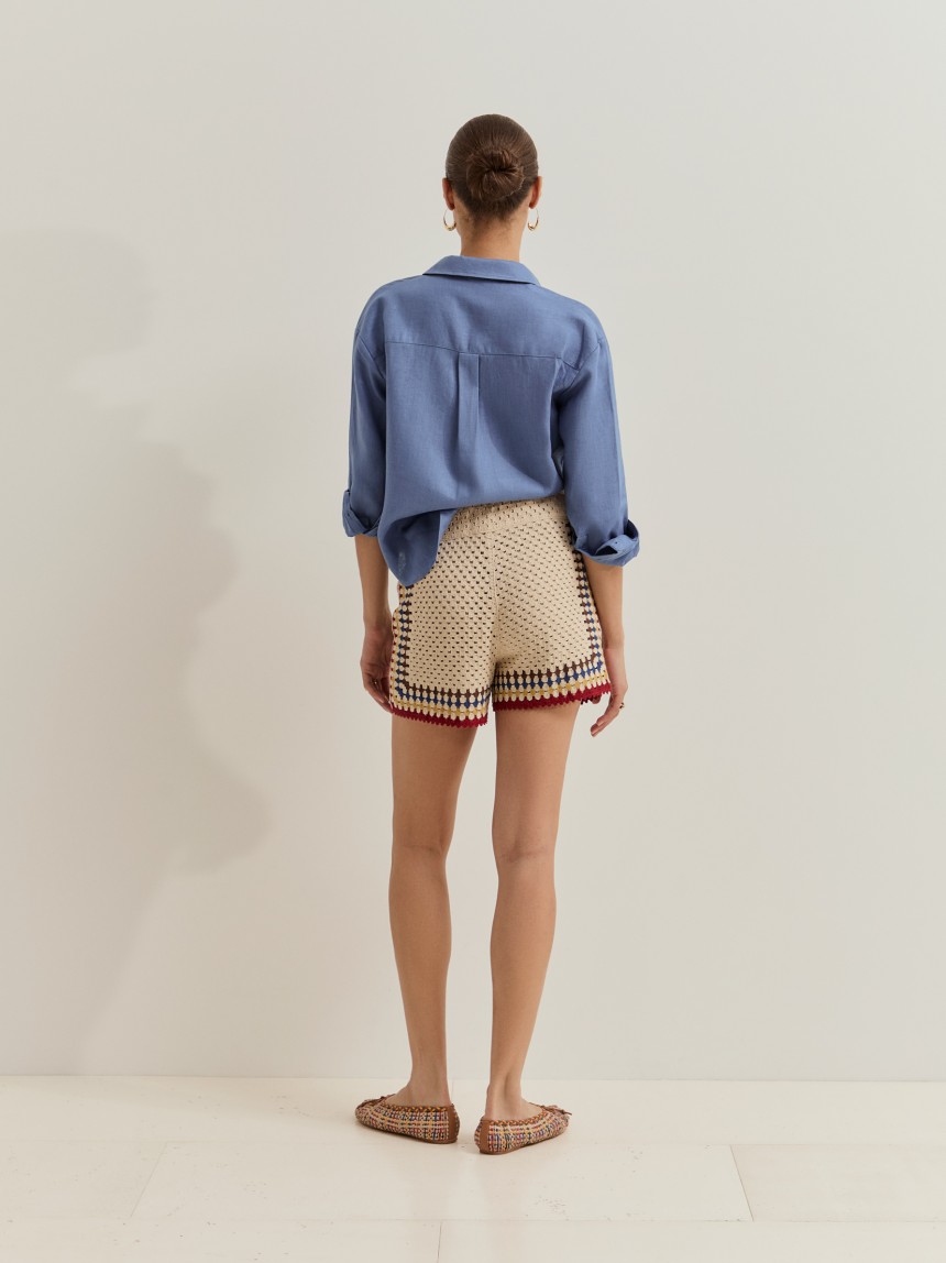 Knitted shorts
