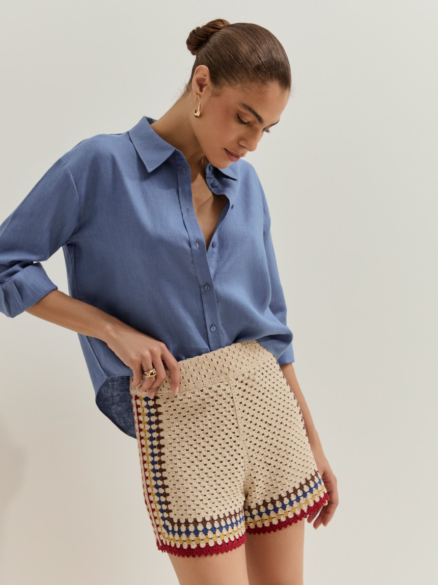 Knitted shorts