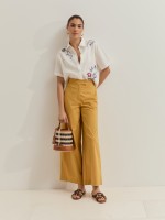 Wide leg trousers