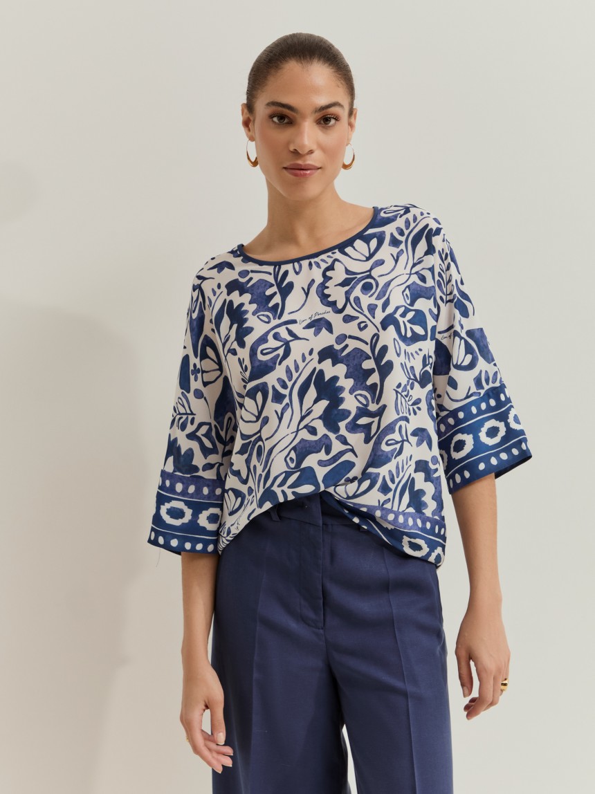 Printed blouse
