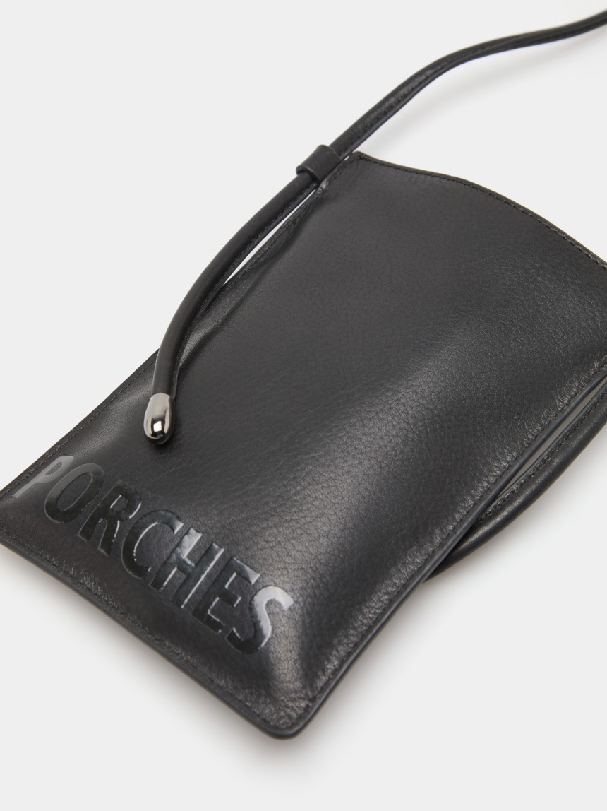 Bolsa porta-telem�vel em pele