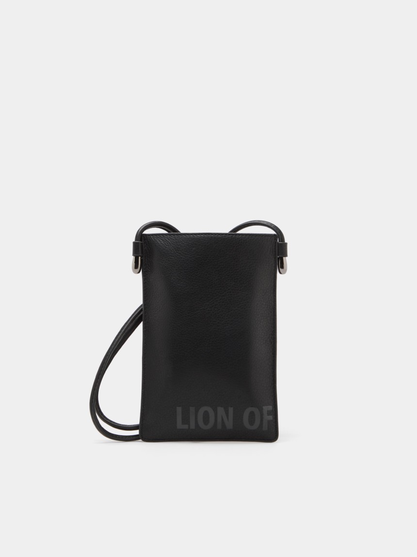 Bolsa porta-telem�vel em pele