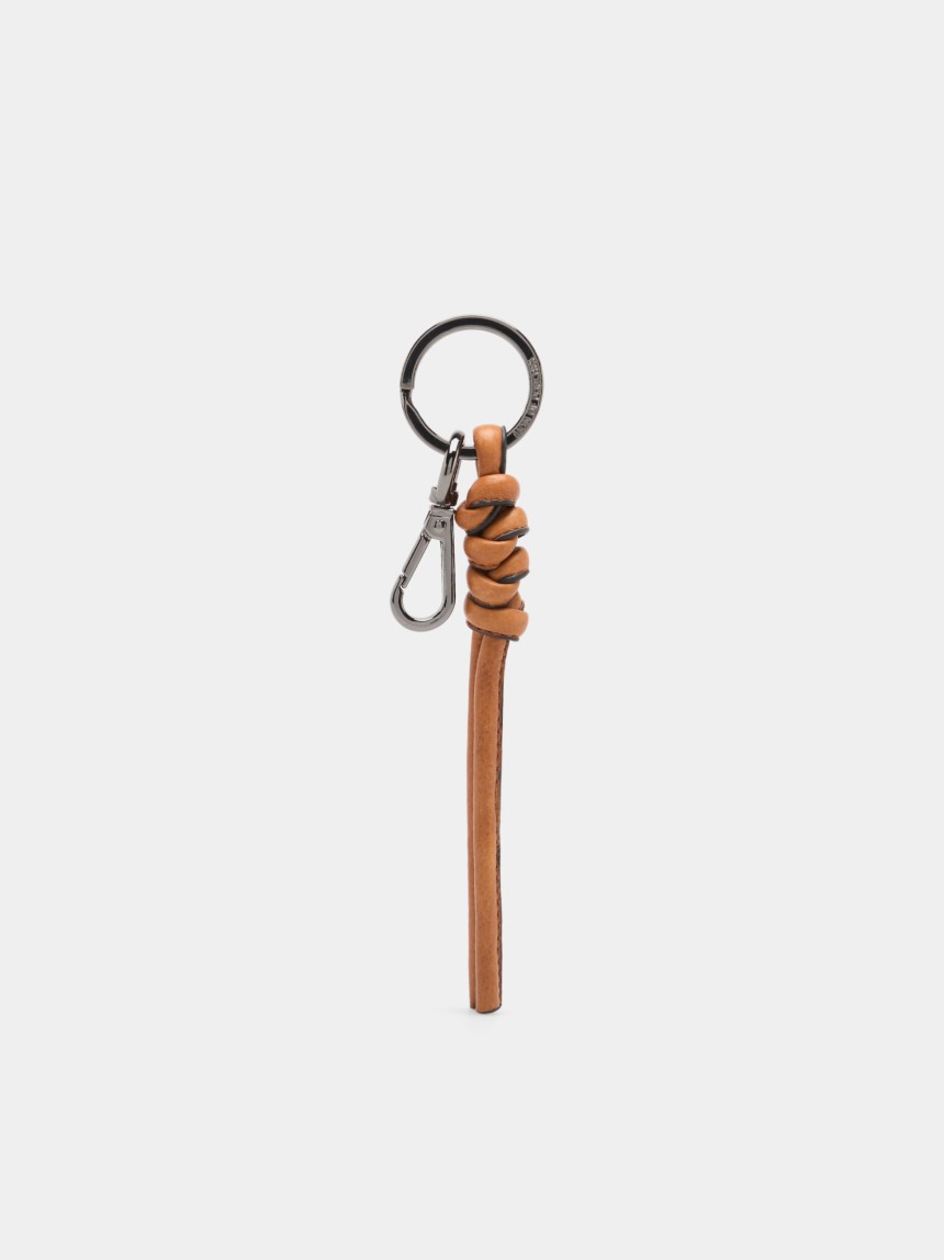 Leather keyring