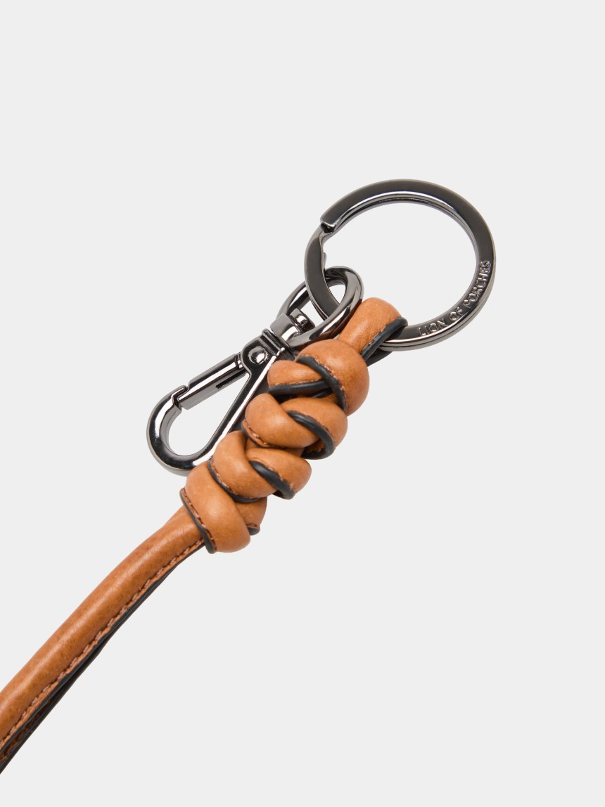 Leather keyring