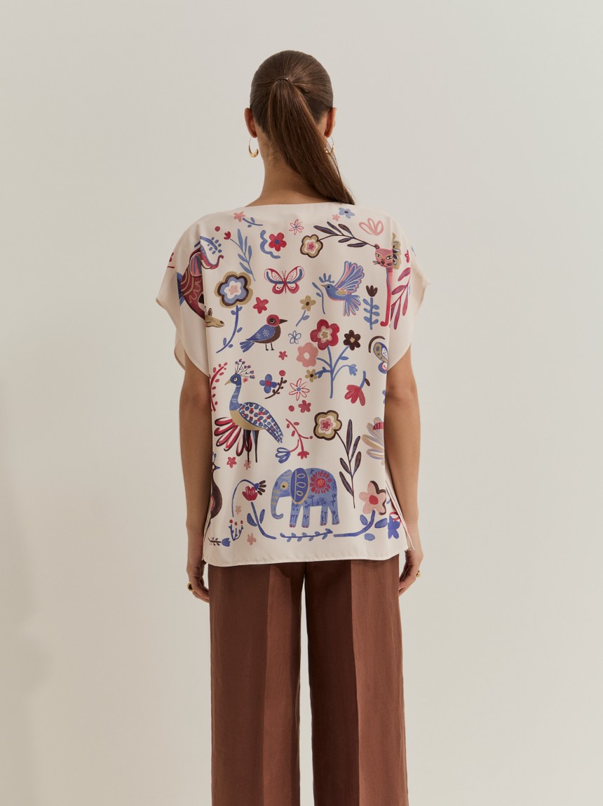 Printed blouse