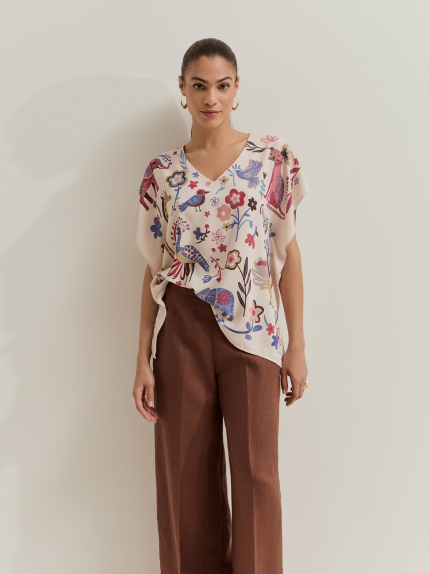 Printed blouse