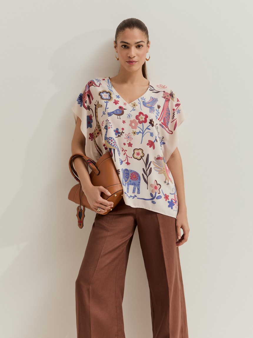 Printed blouse