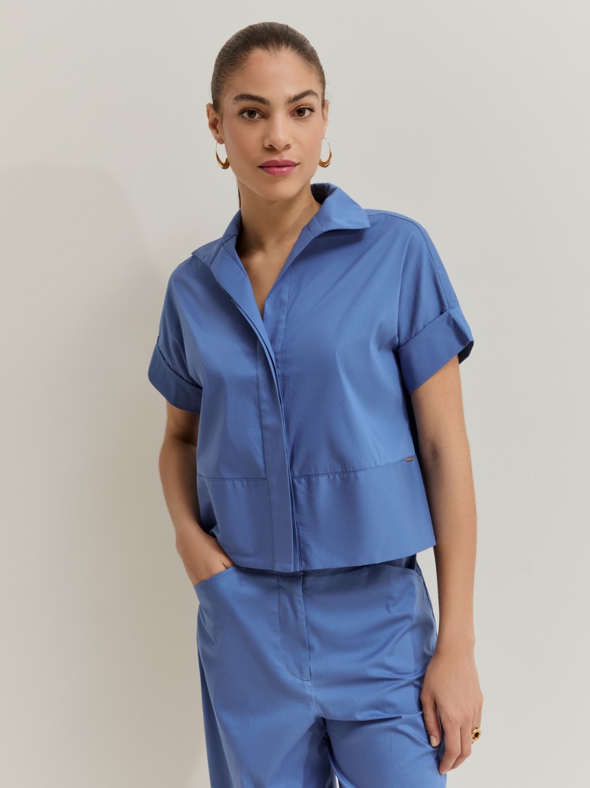 Blusa de manga curta