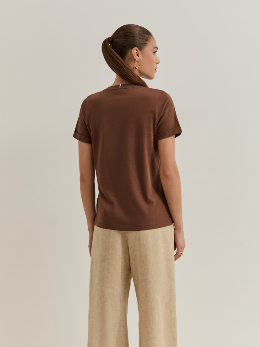 T-shirt em algod�o