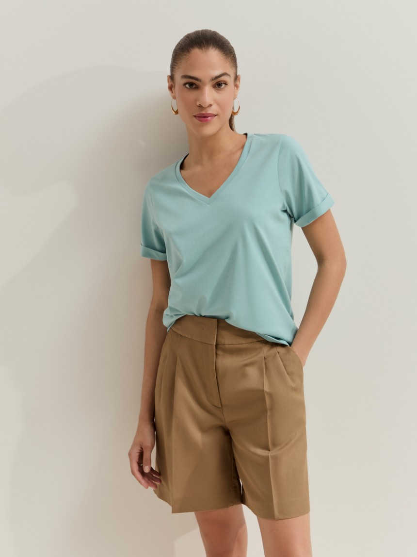 T-shirt em algod�o