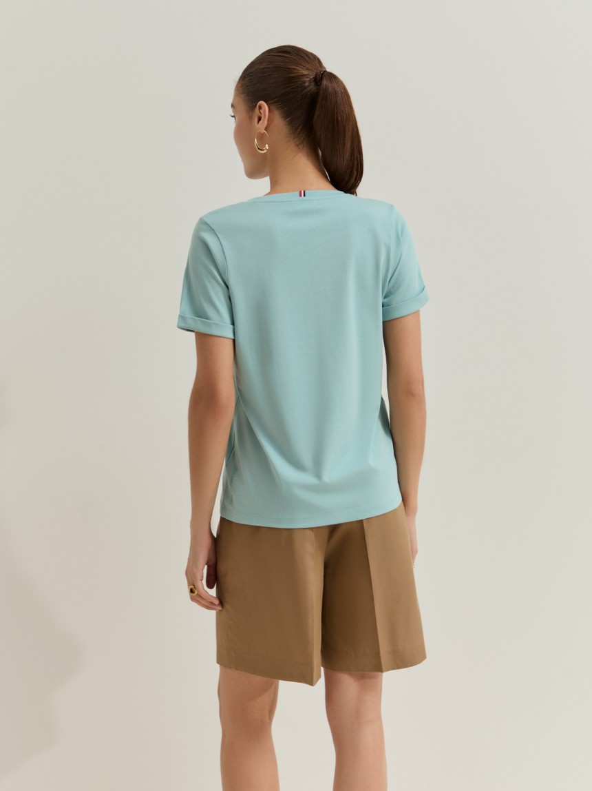 T-shirt em algod�o