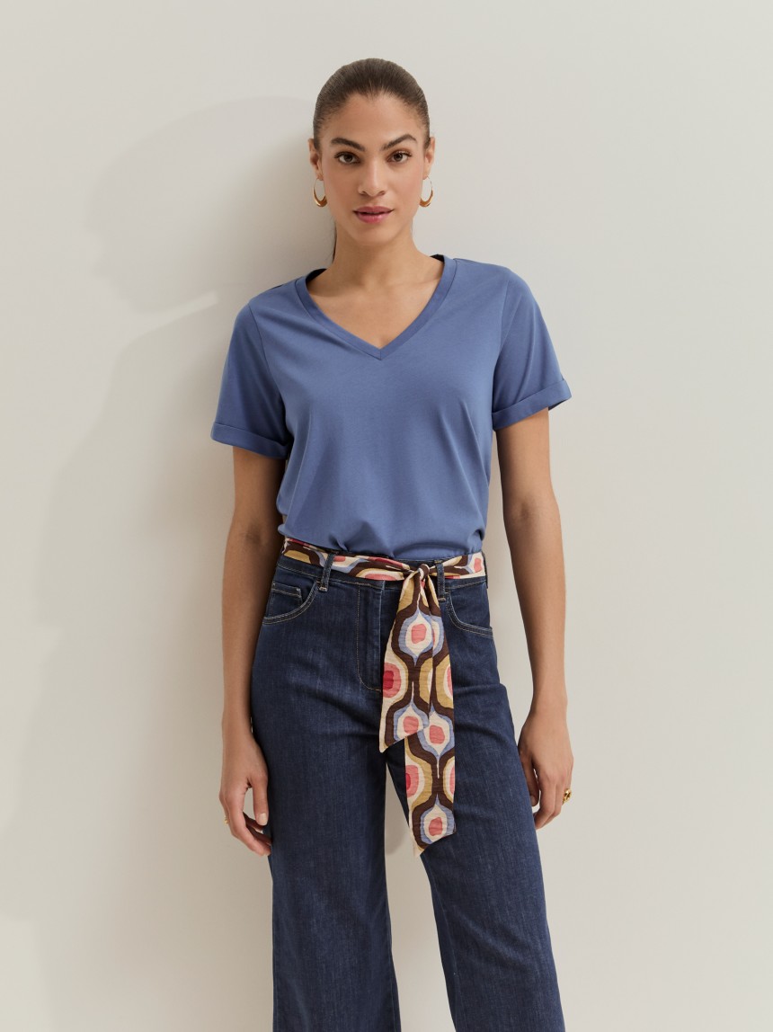 T-shirt em algod�o