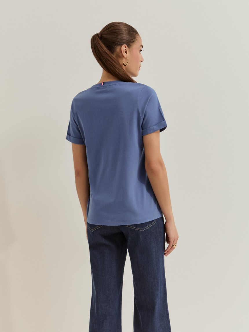 T-shirt em algod�o