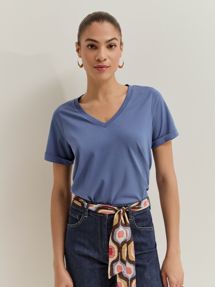 T-shirt em algod�o