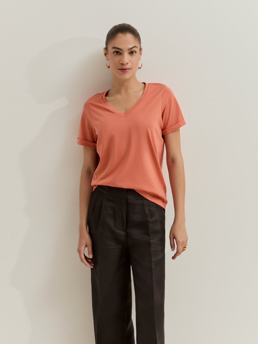T-shirt em algod�o