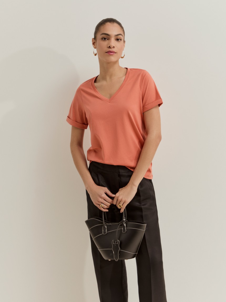 T-shirt em algod�o