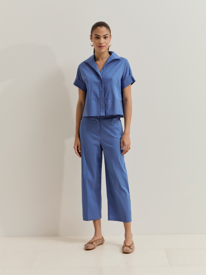 Wide-leg trousers
