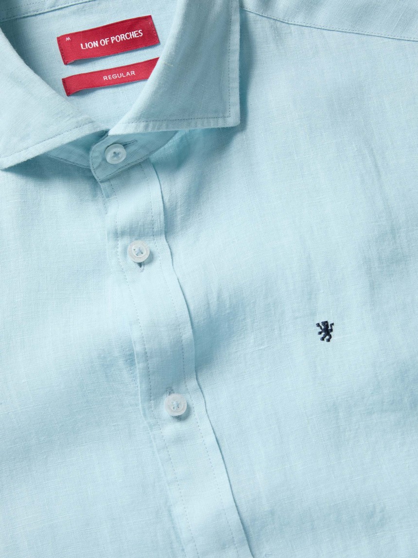 Camisa de linho regular fit