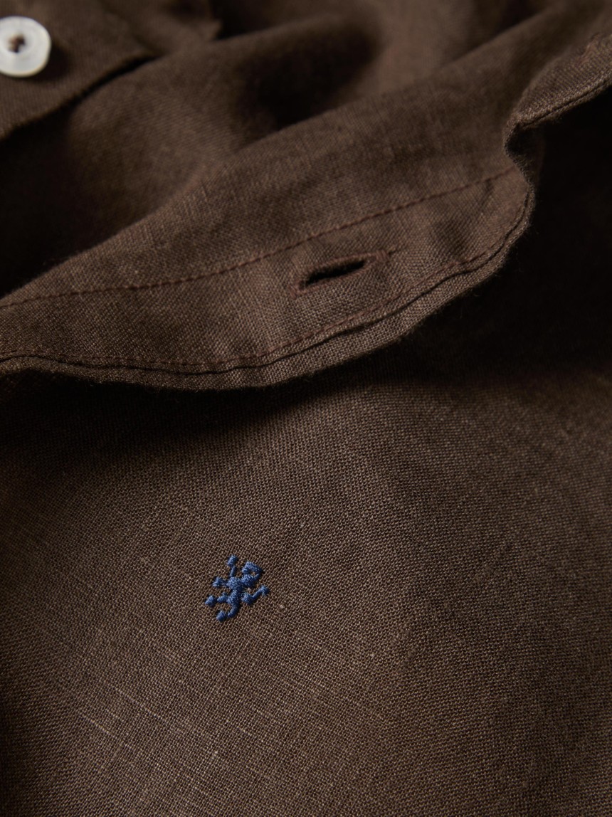 Camisa de linho regular fit