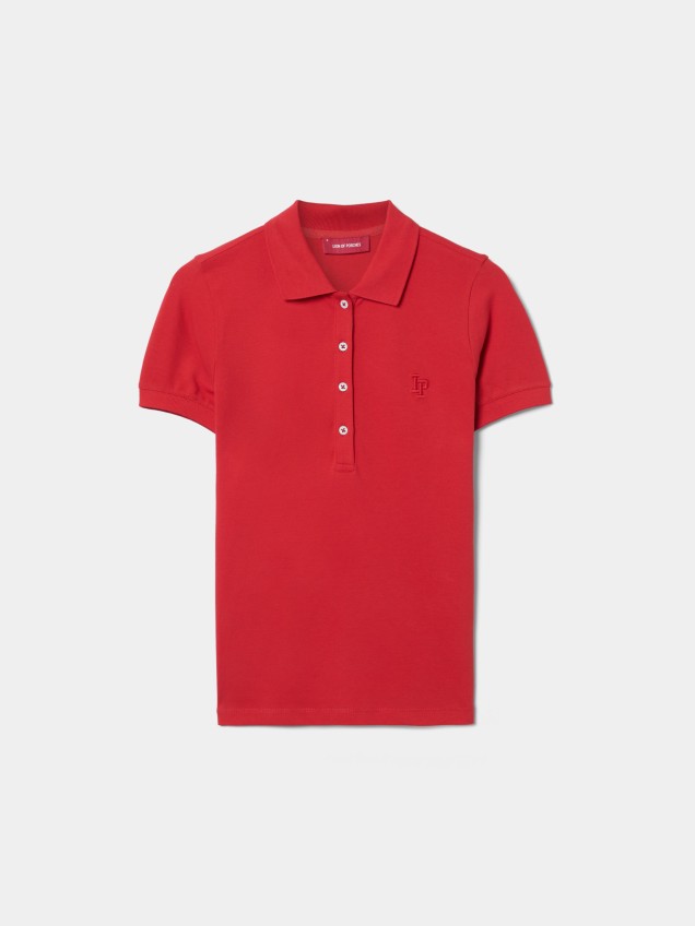 Polo de piqué de algodón