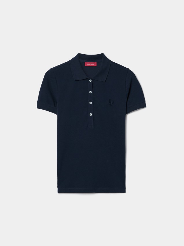 Polo de piqué de algodón