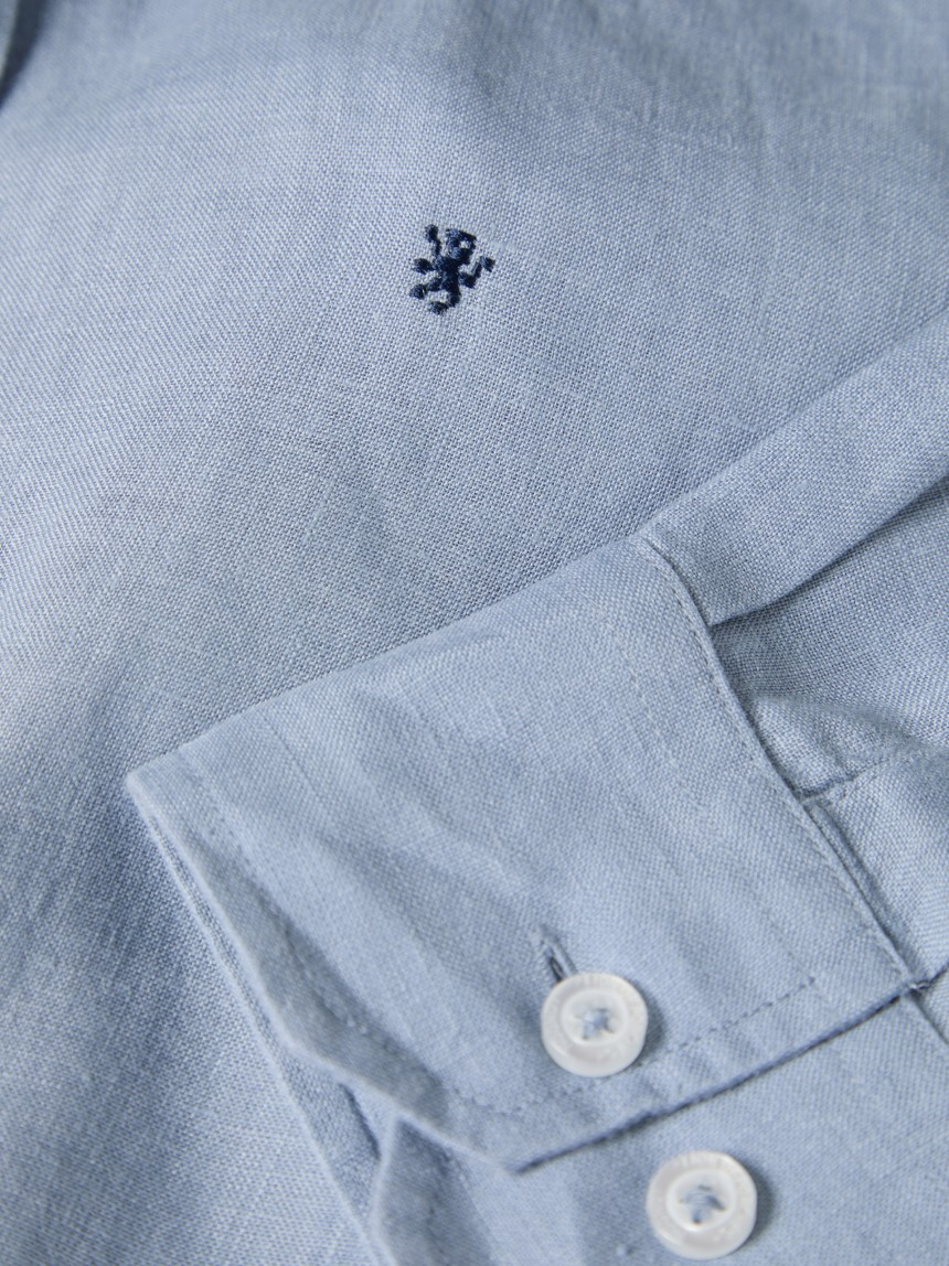 Camisa de linho regular fit
