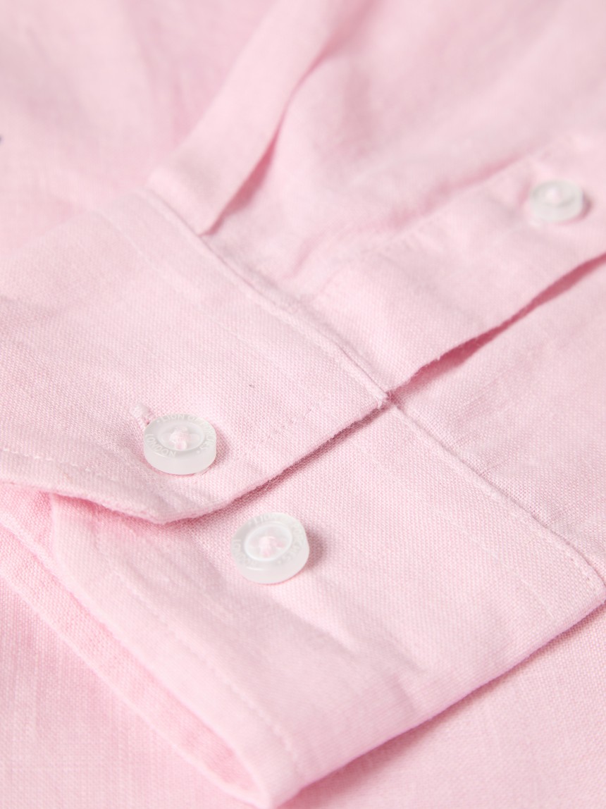 Camisa de linho regular fit