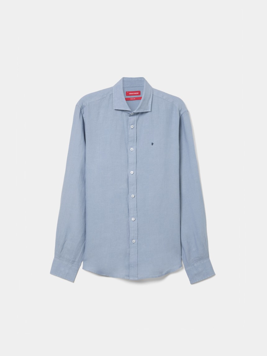 Camisa de linho regular fit
