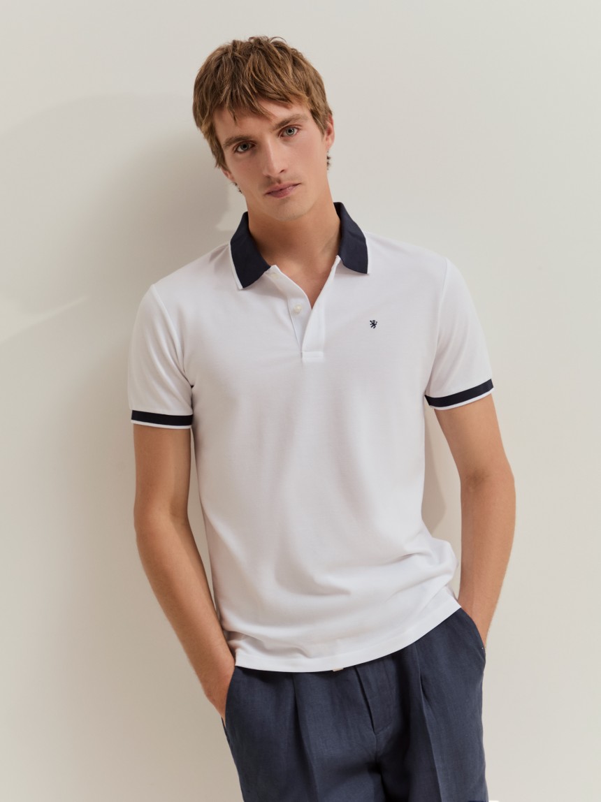 Polo de manga corta