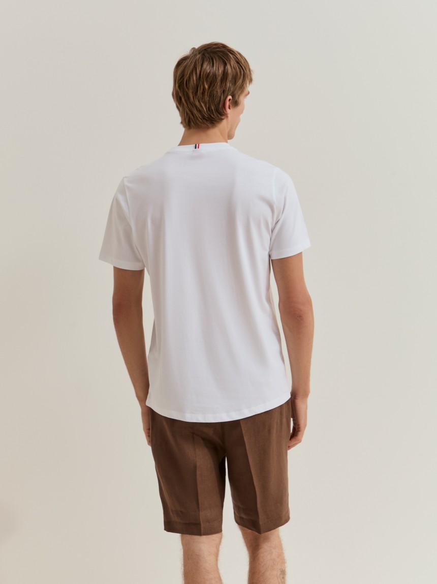 T-shirt b�sica de algod�o