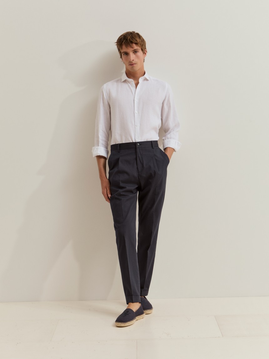 Cal�as chino risca-de-giz
