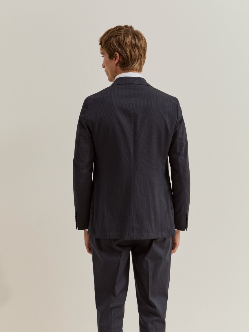 Blazer slim fit em algod�o
