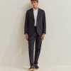 Blazer slim fit em algod�o
