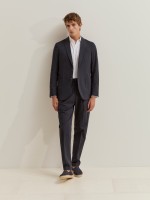 Blazer slim fit em algod�o